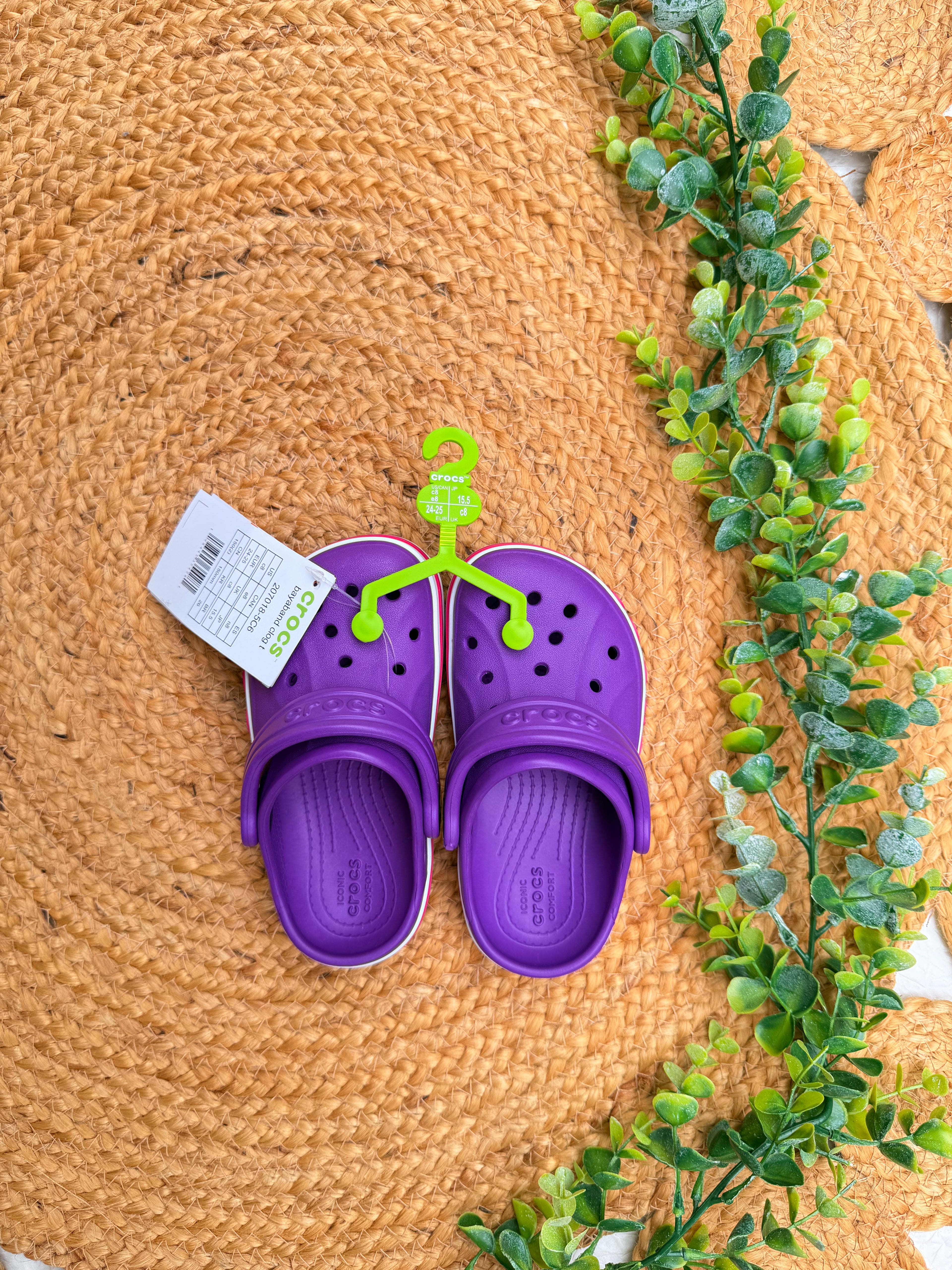 Crocs Kids Classic Clog – Moradas