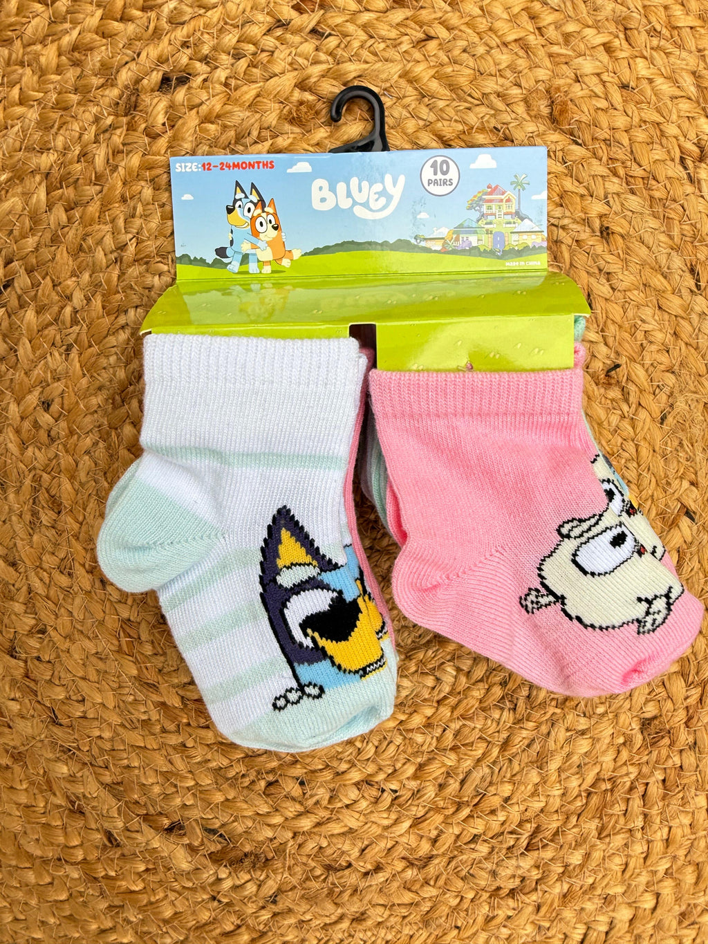 Set de 10 pares de medias Bluey