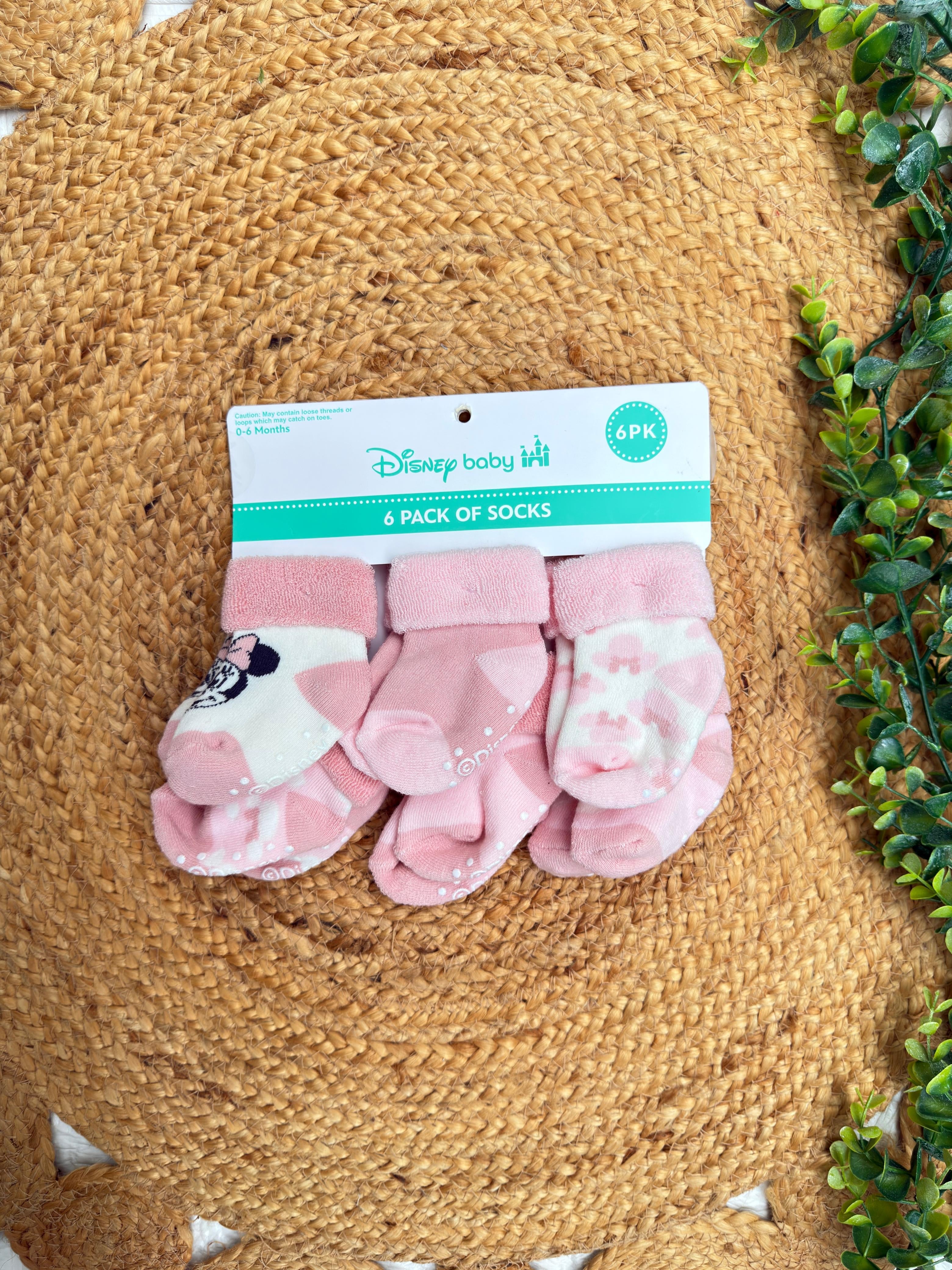 Set de 6 medias Disney Baby