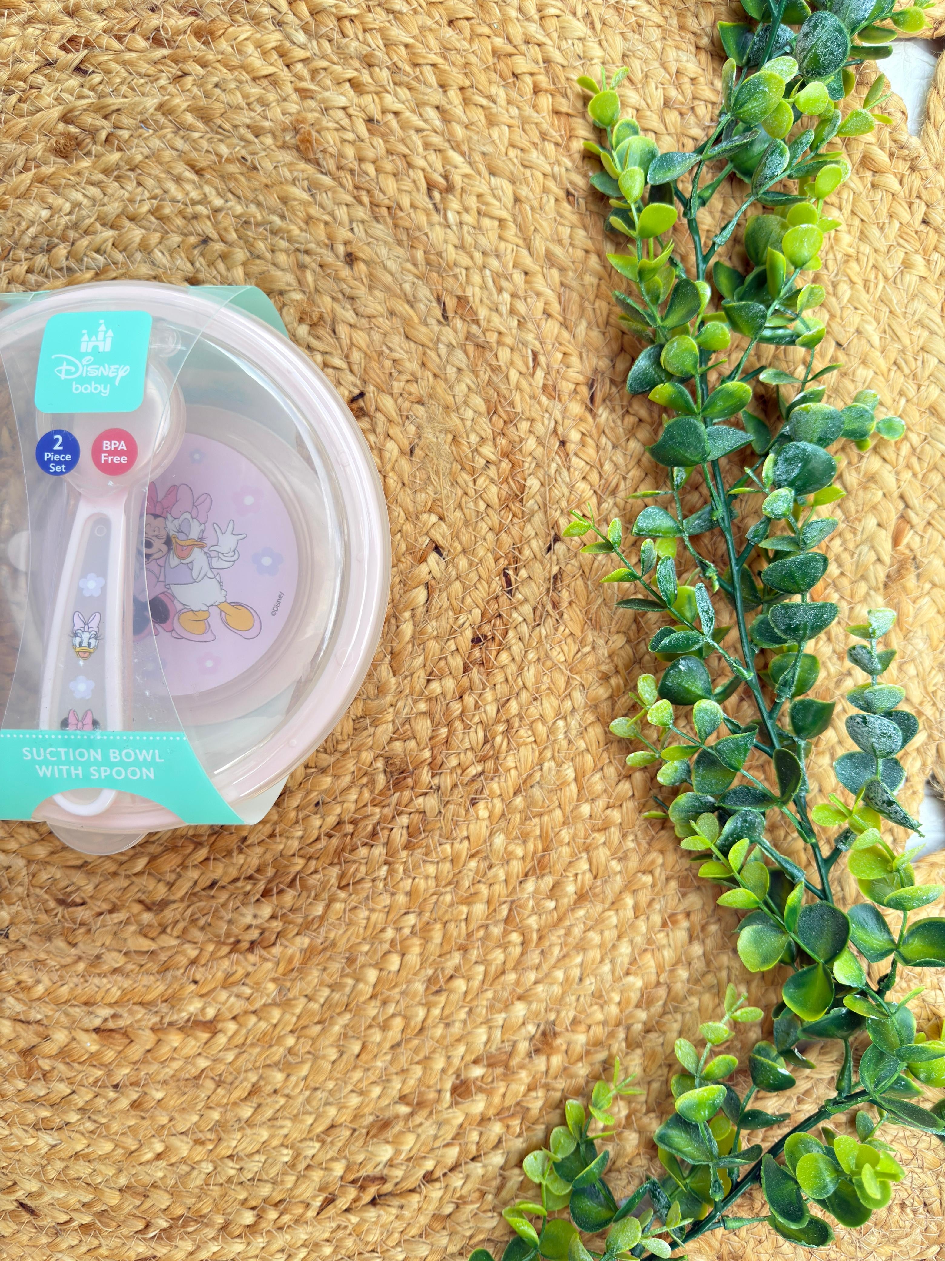 Bowl con ventosa y cuchara Minnie Mouse