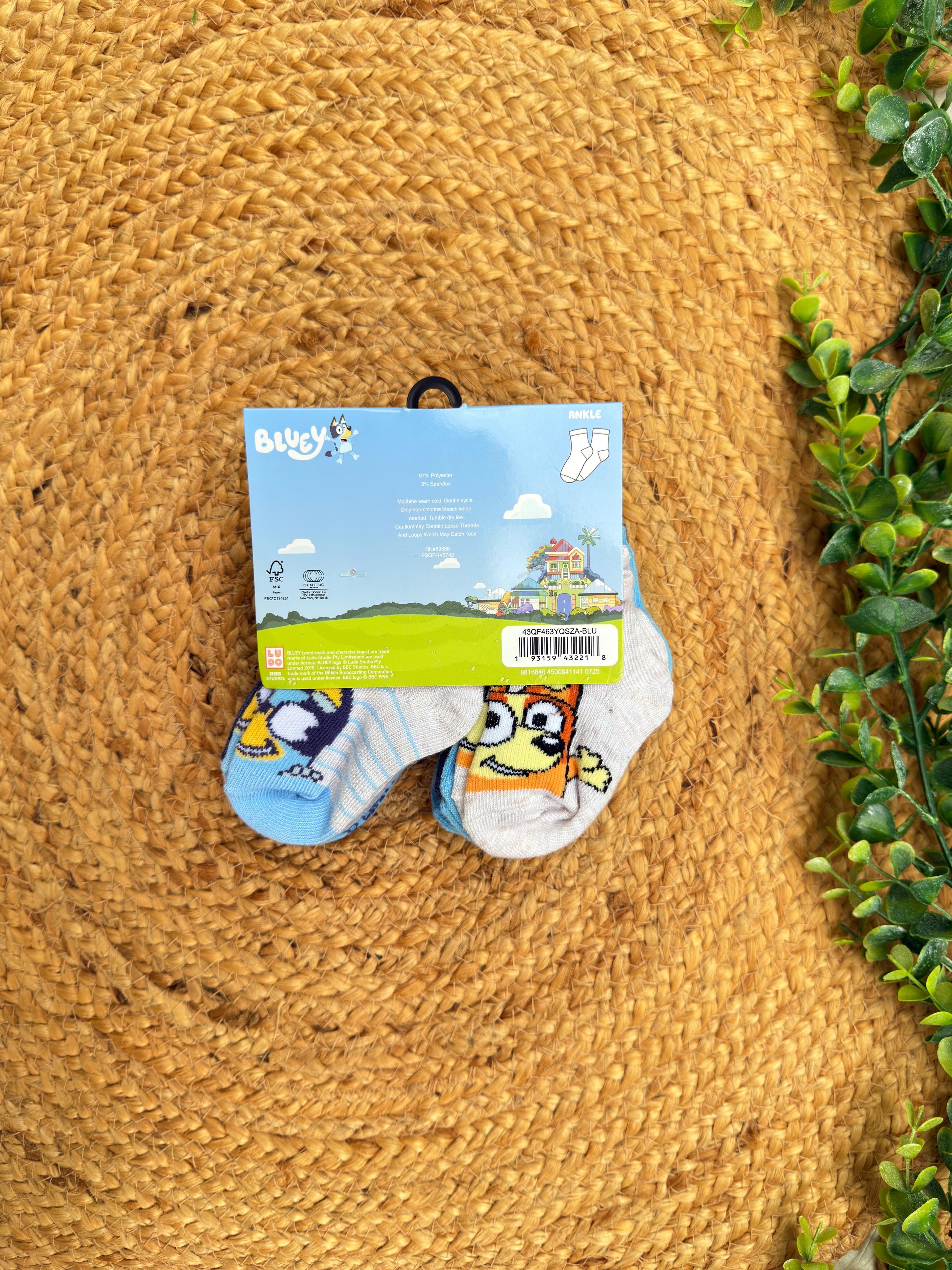 Set de 10 pares de medias Bluey