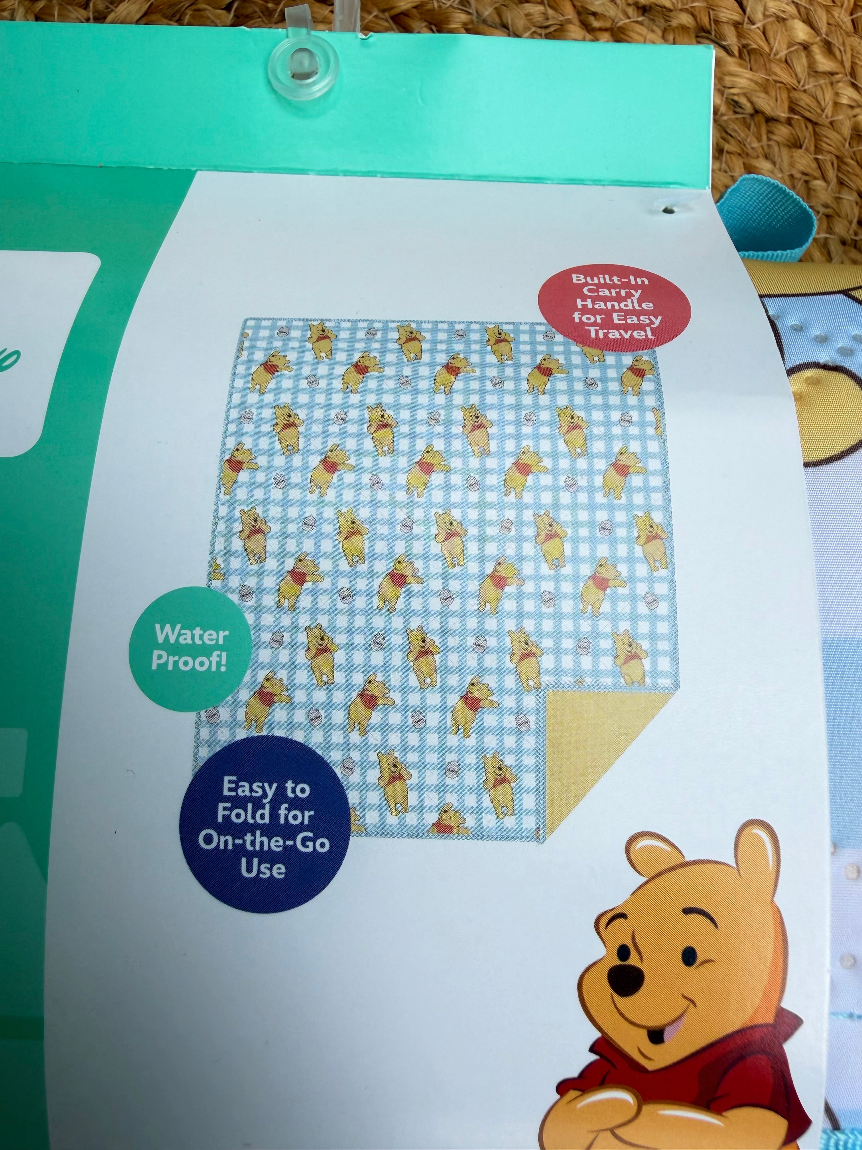 Cambiador / manta portátil Disney Baby – Winnie Pooh