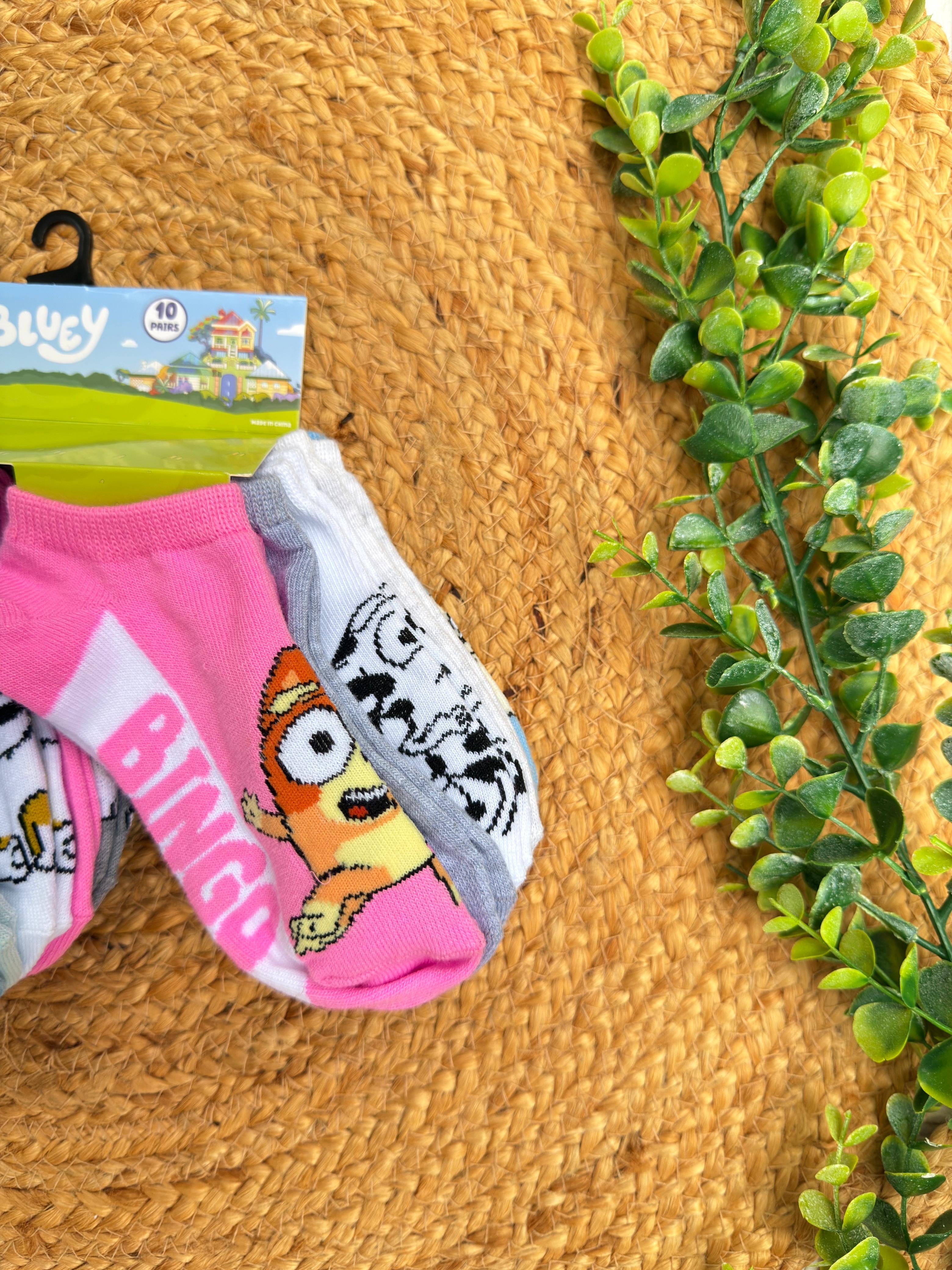 Set de 10 pares de medias Bluey