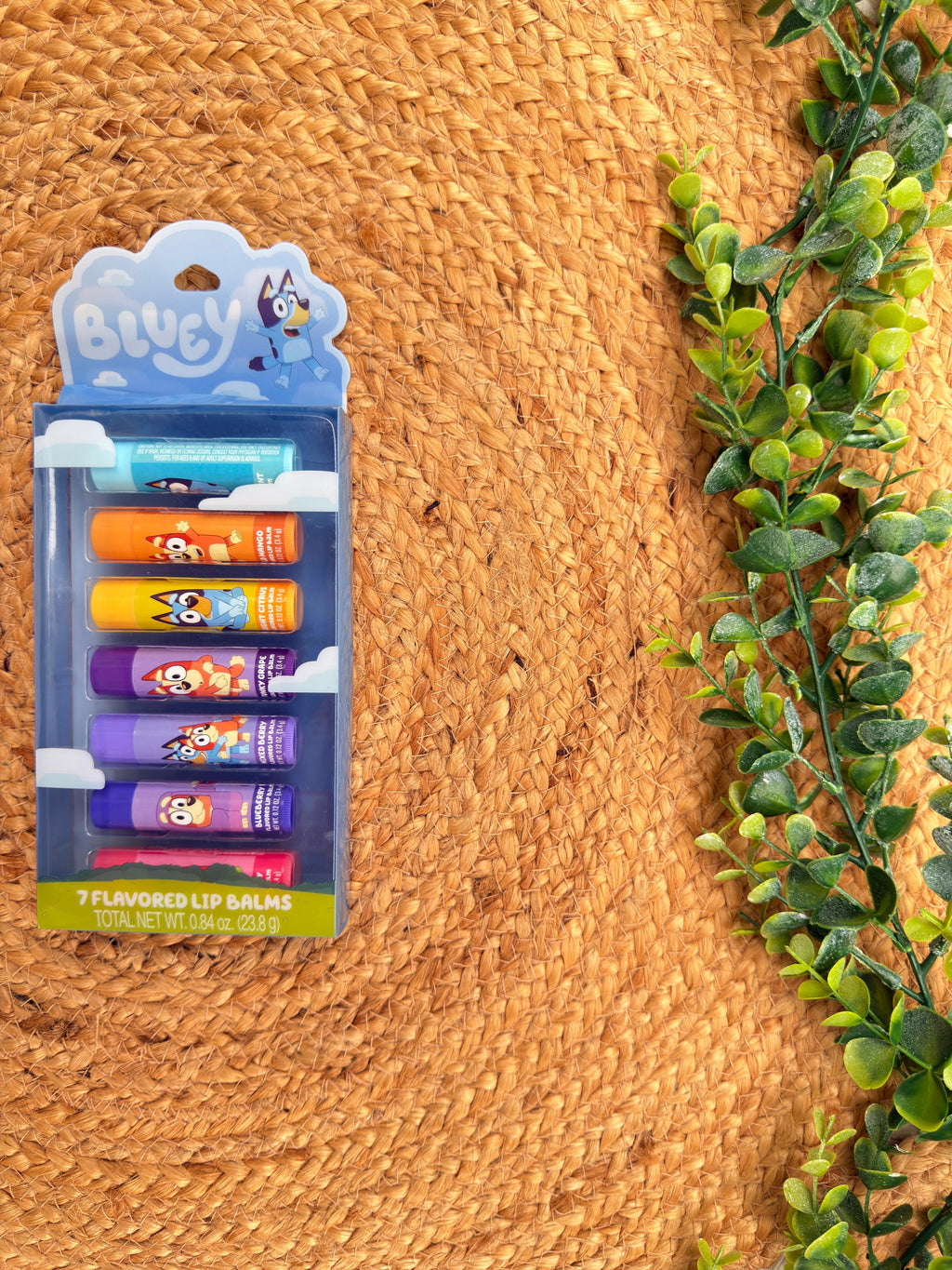 Set de Labiales Bluey – 7 sabores