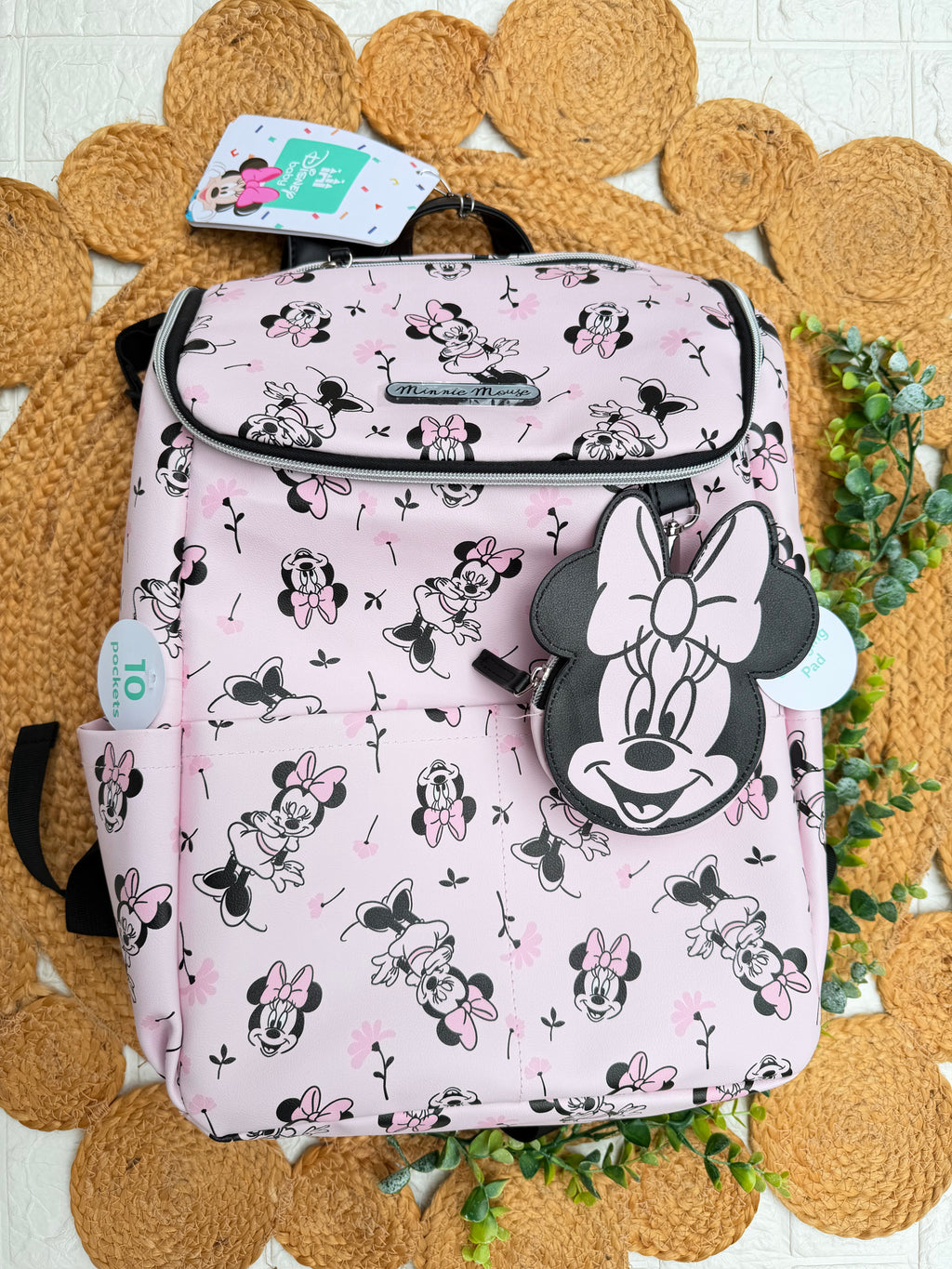 Mochila Pañalera Disney Baby Minnie Mouse – 10 bolsillos