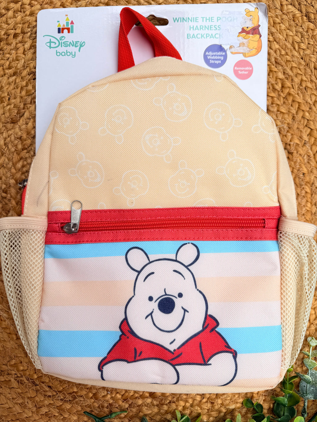 🧸🎒 Mochila infantil Winnie the Pooh con arnés