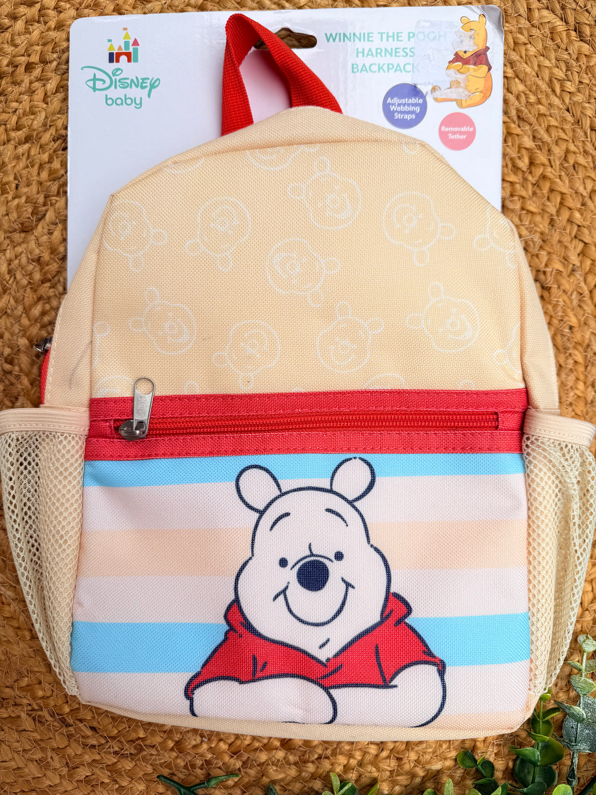 🧸🎒 Mochila infantil Winnie the Pooh con arnés