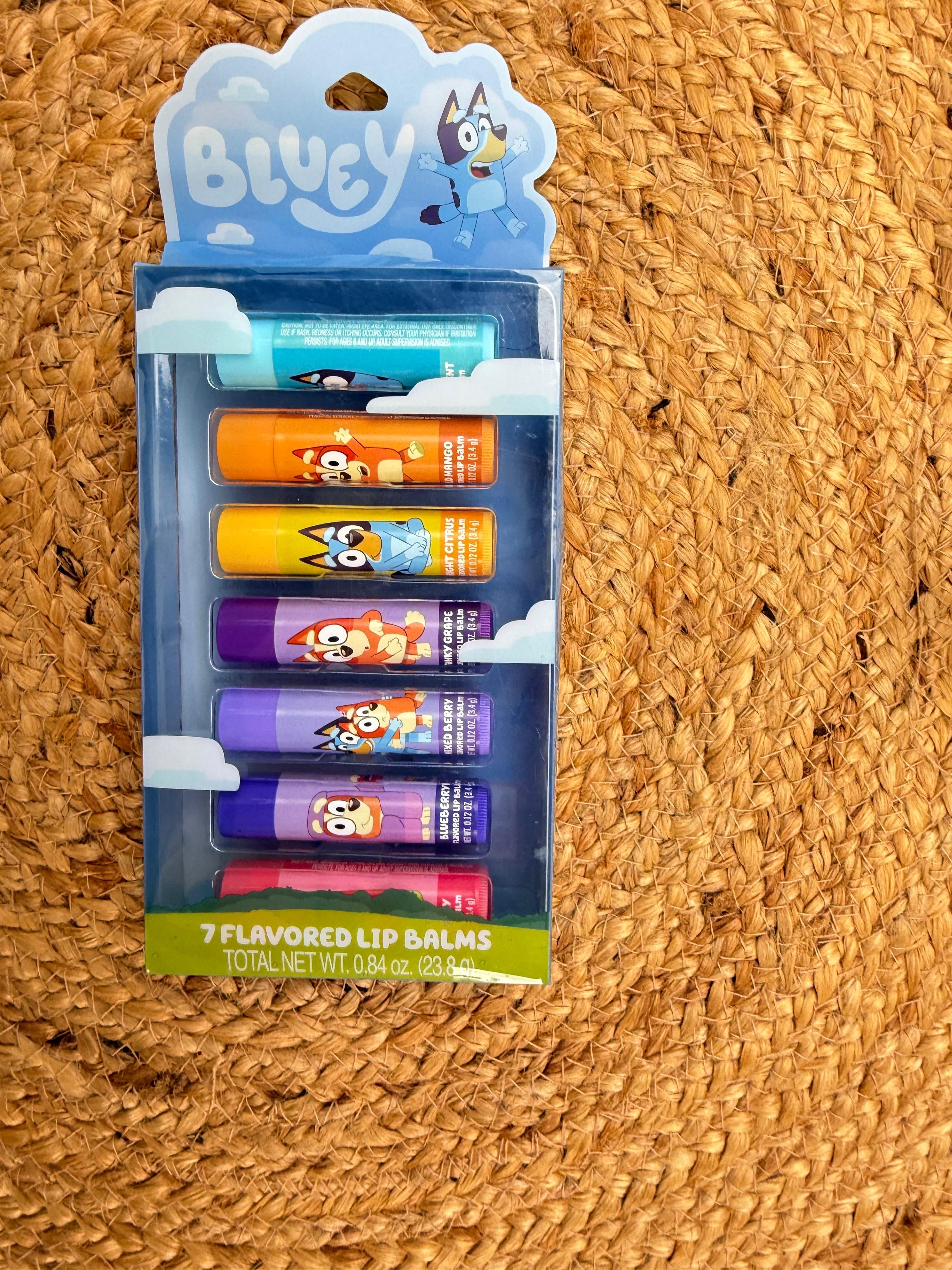 Set de Labiales Bluey – 7 sabores