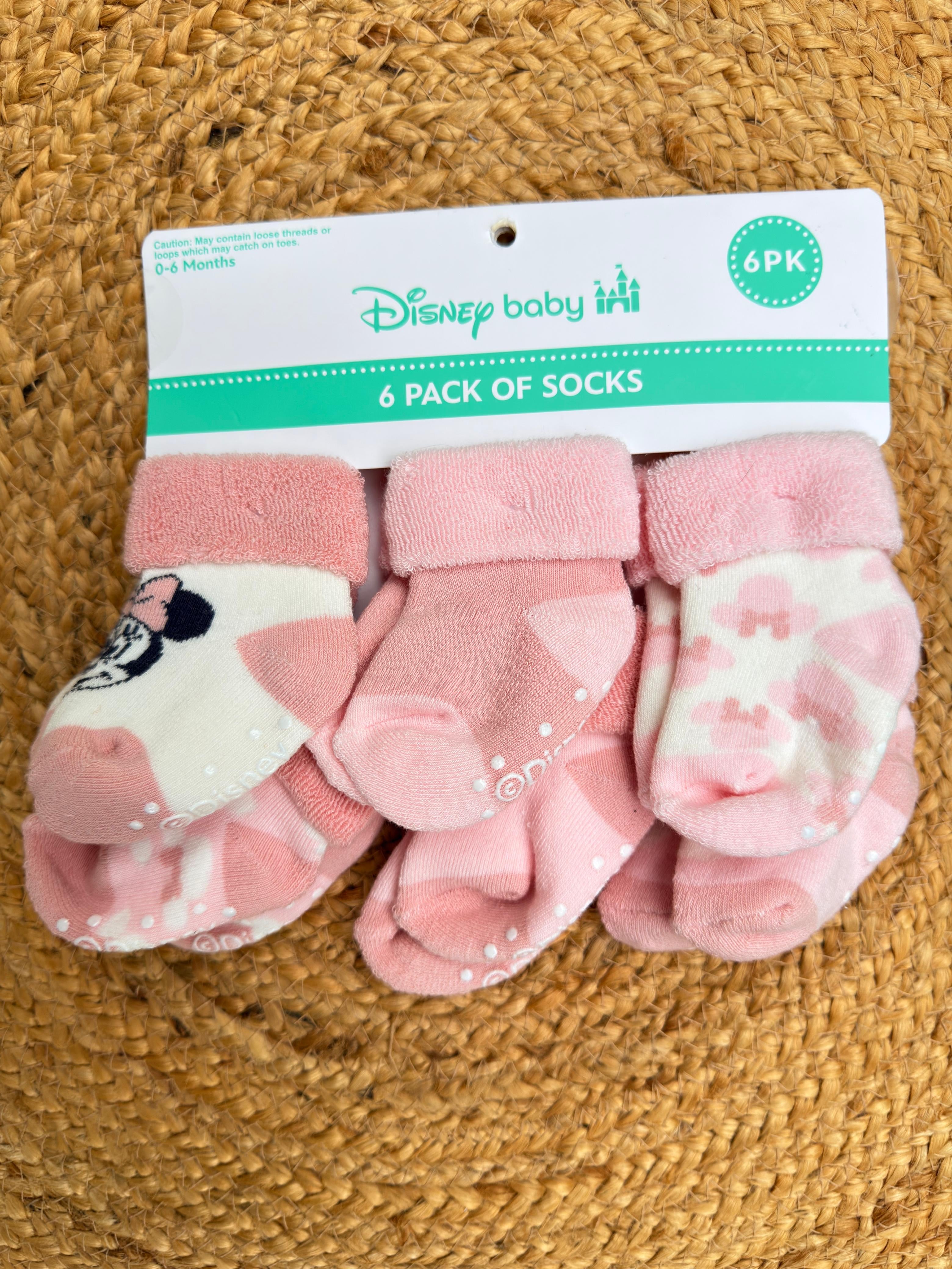 Set de 6 medias Disney Baby