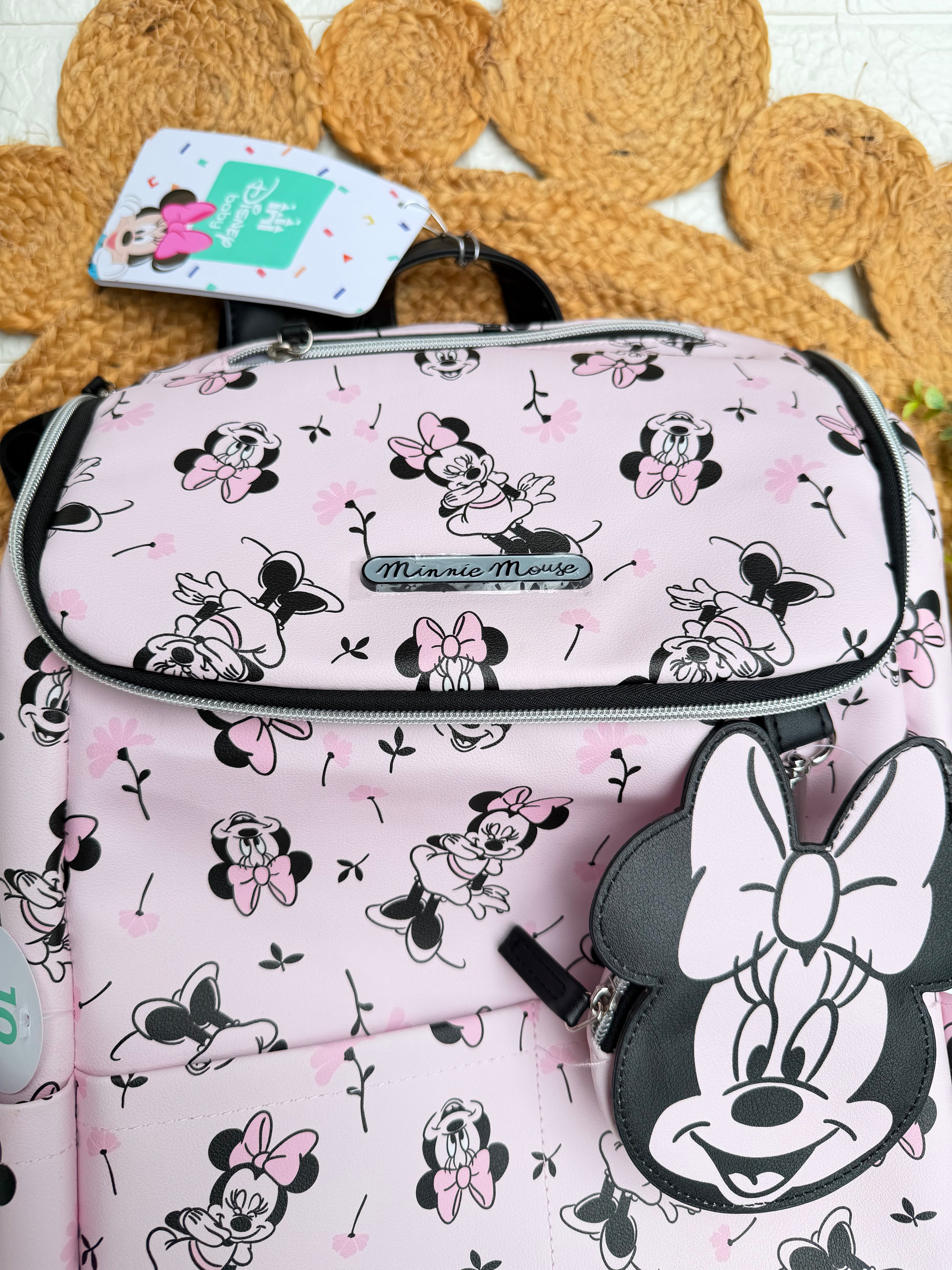 Mochila Pañalera Disney Baby Minnie Mouse – 10 bolsillos