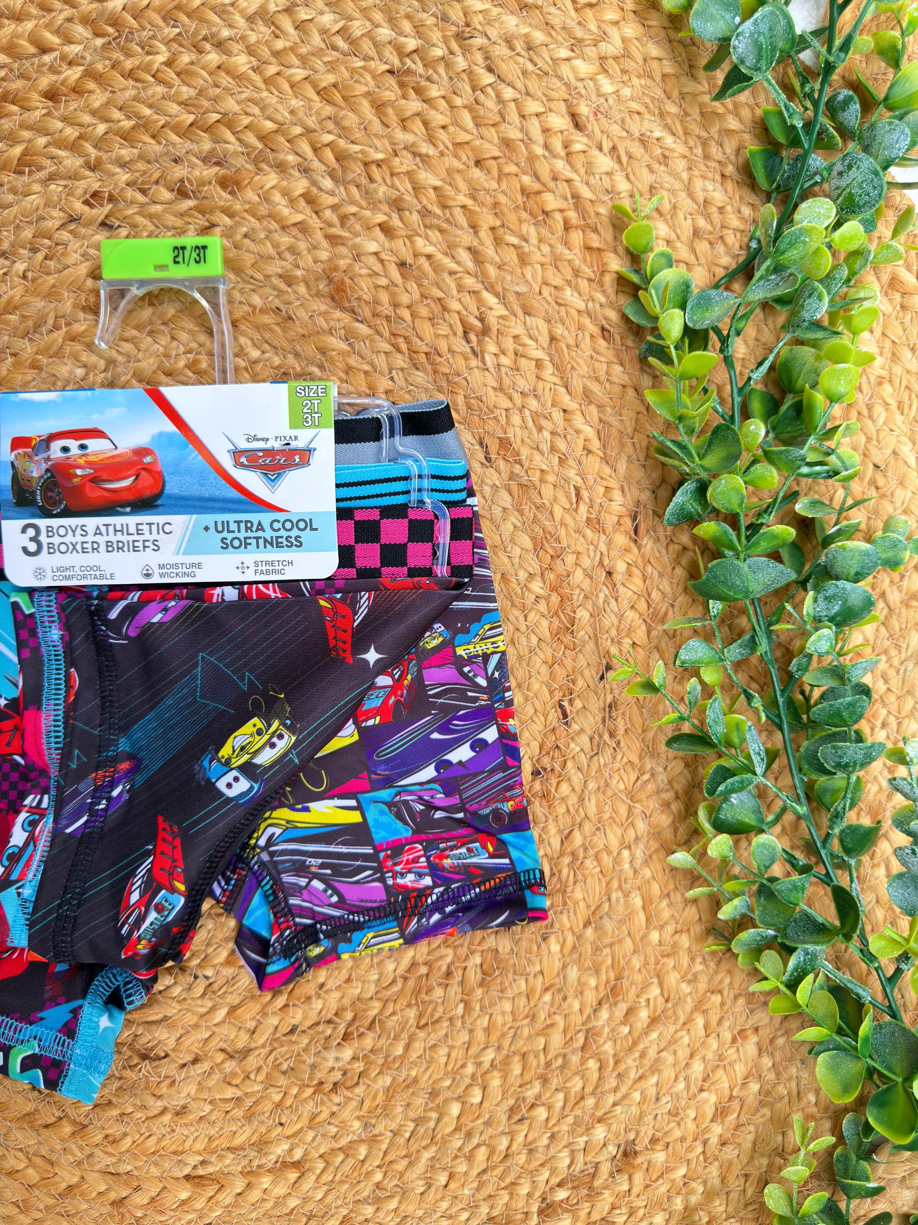 Set de 3 boxers Cars