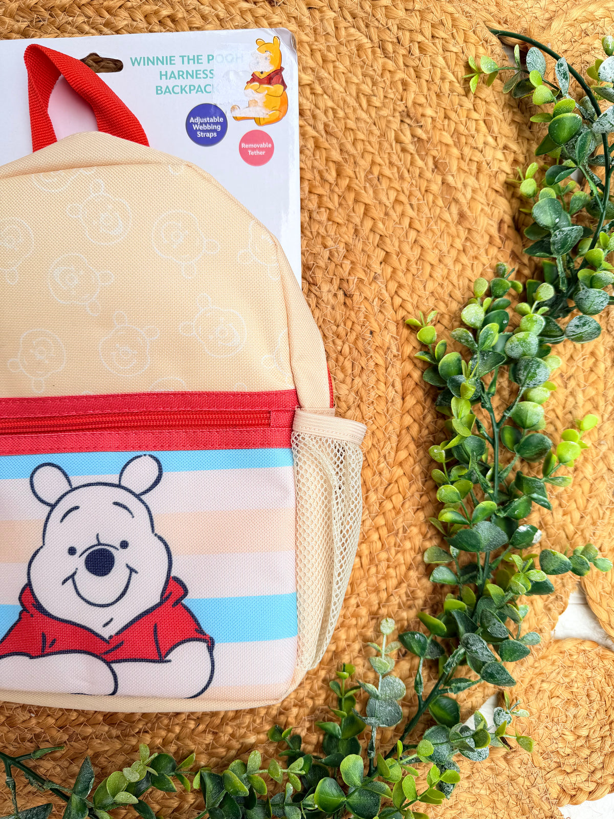🧸🎒 Mochila infantil Winnie the Pooh con arnés