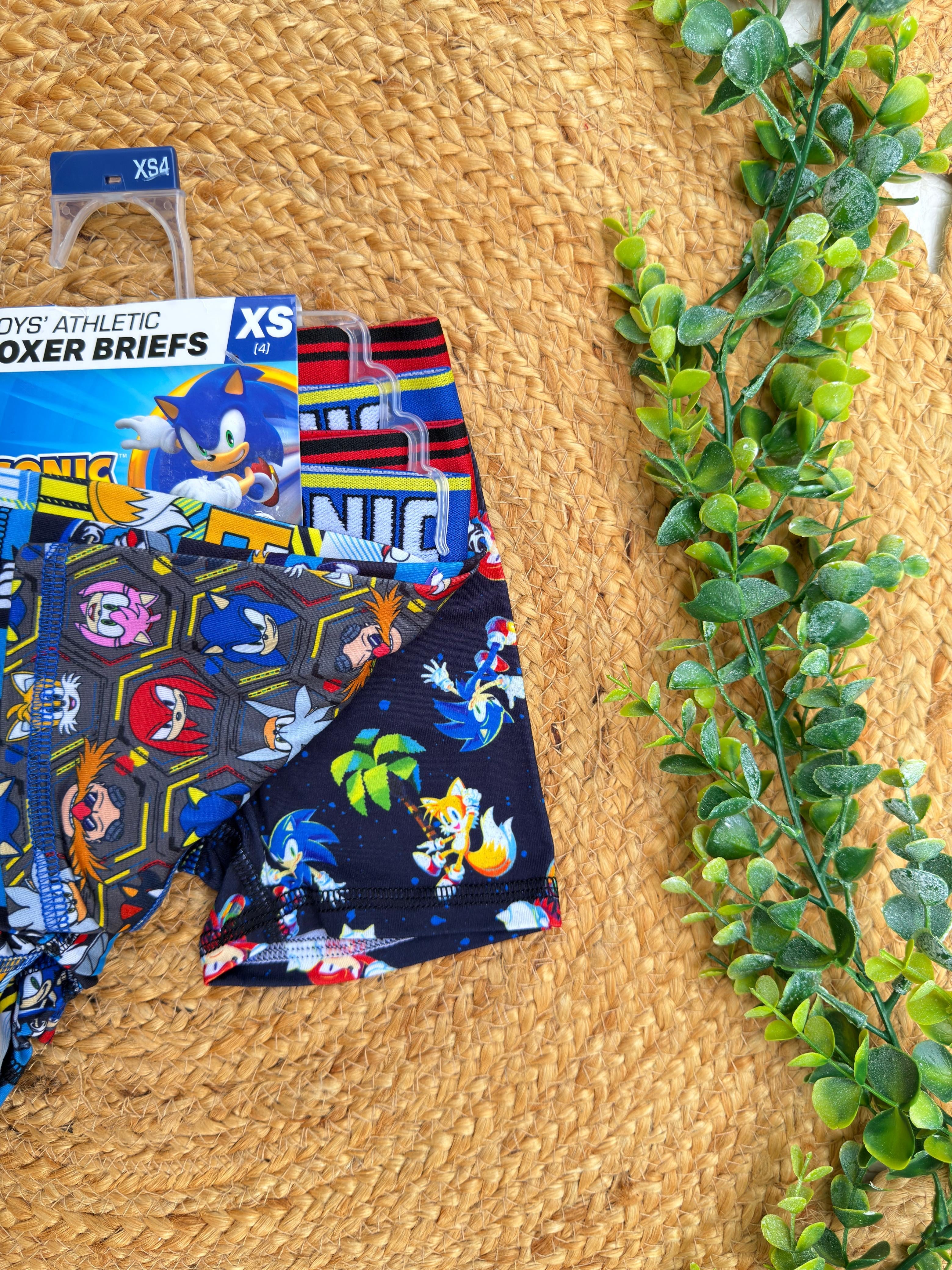 Set de 4 boxers Sonic