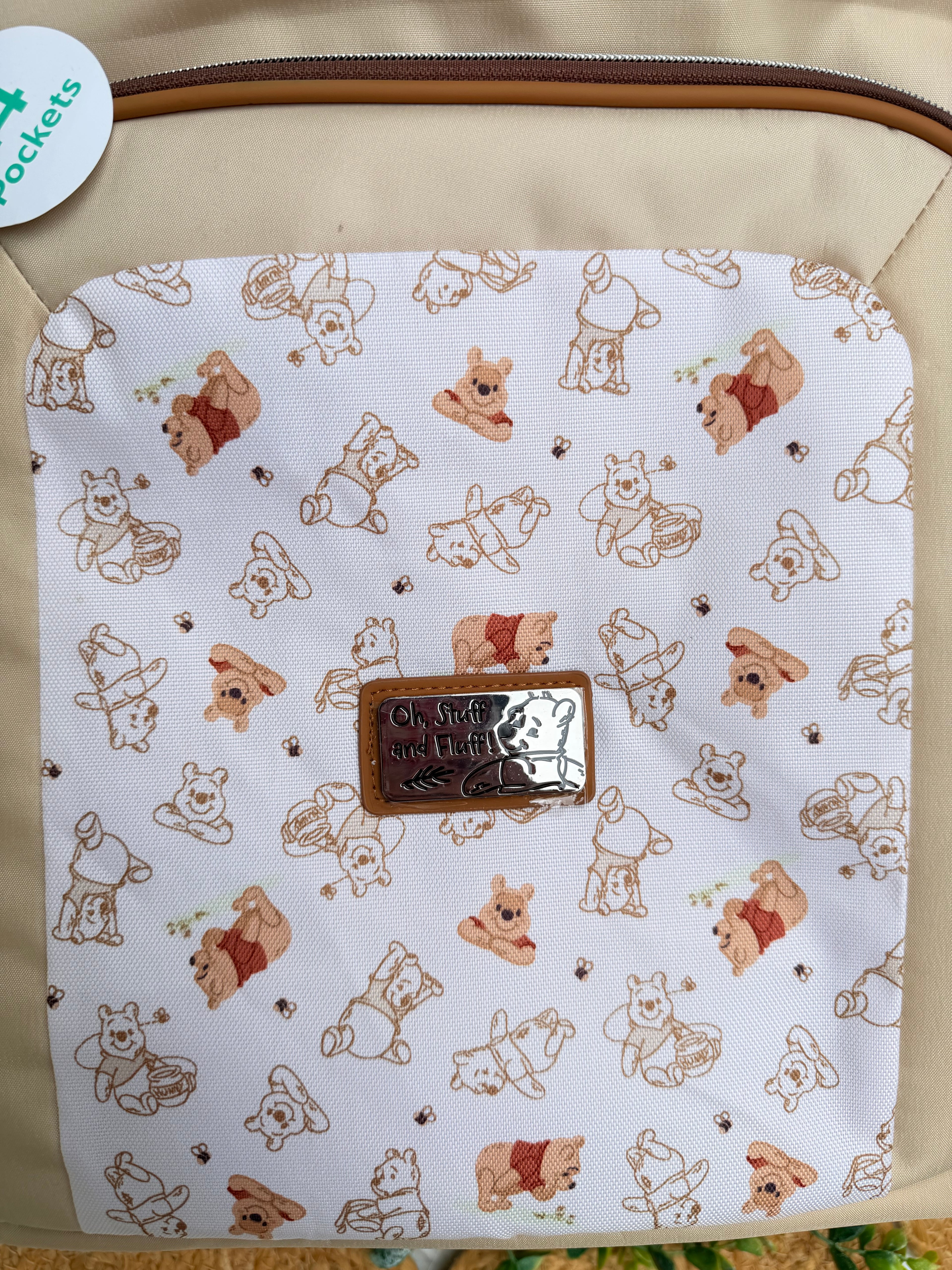 Mochila Pañalera Disney Baby Winnie the Pooh – 14 bolsillos