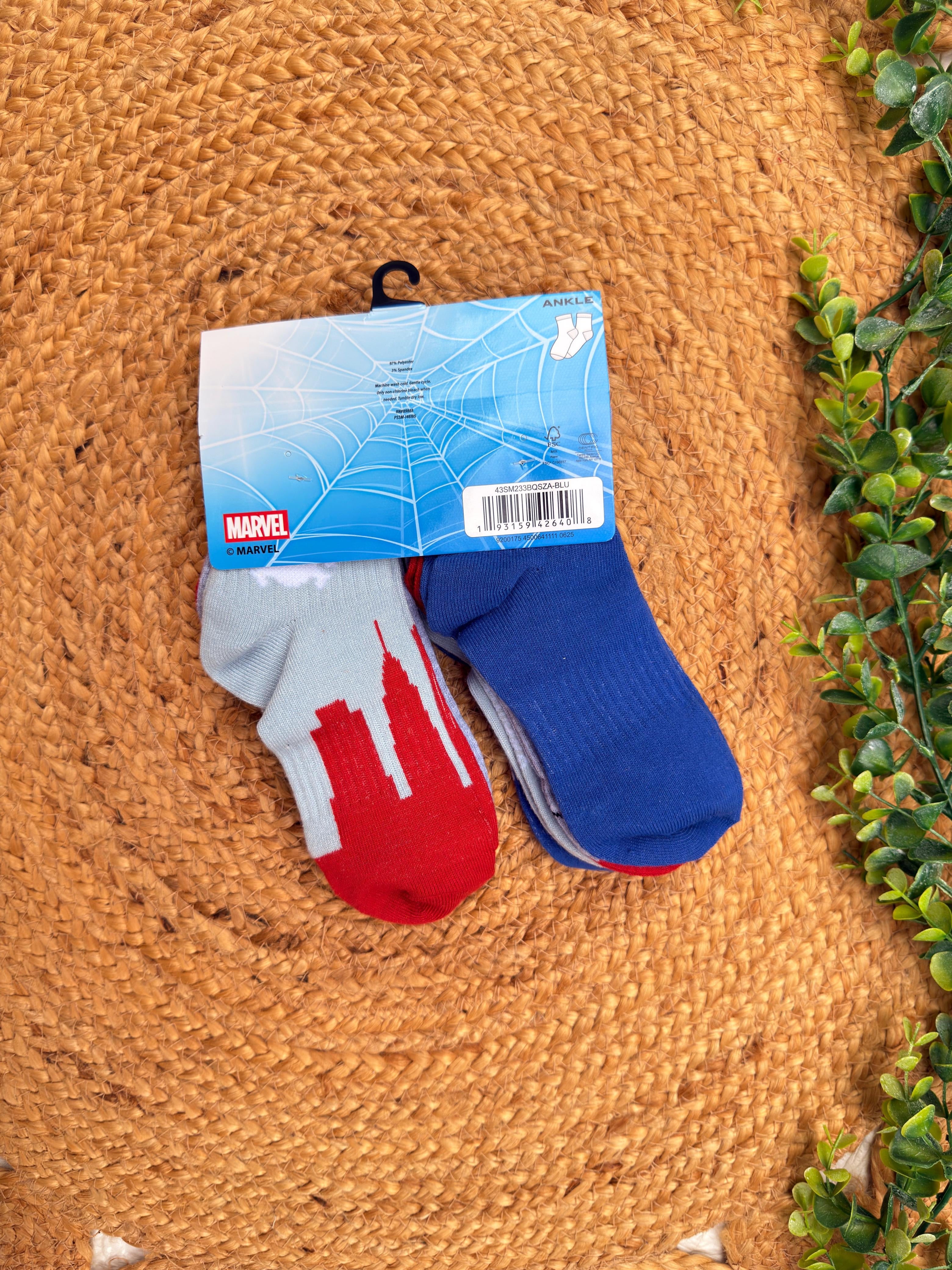 Set de 8 pares de medias Spider Man