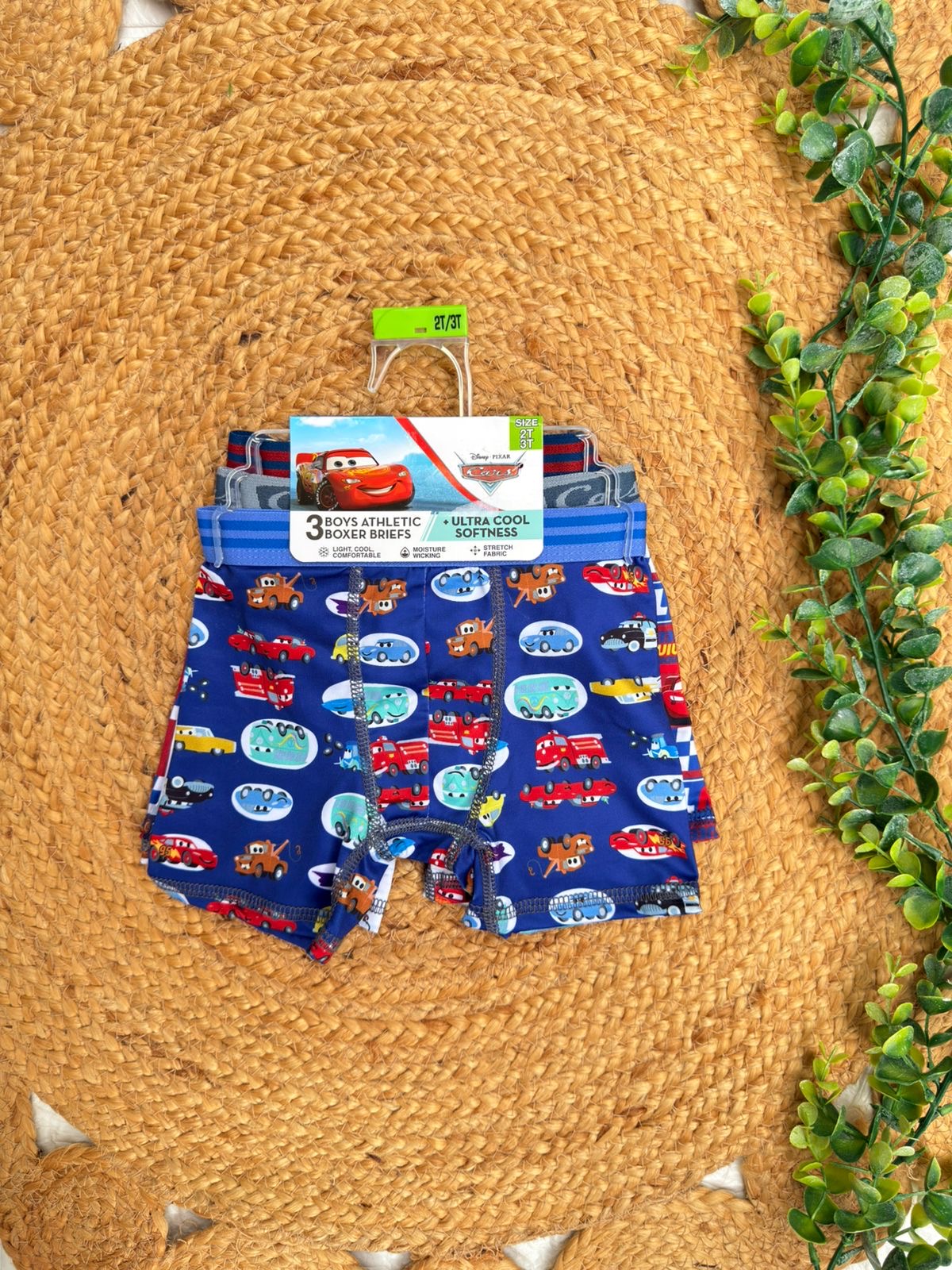 Set de 3 boxers cars