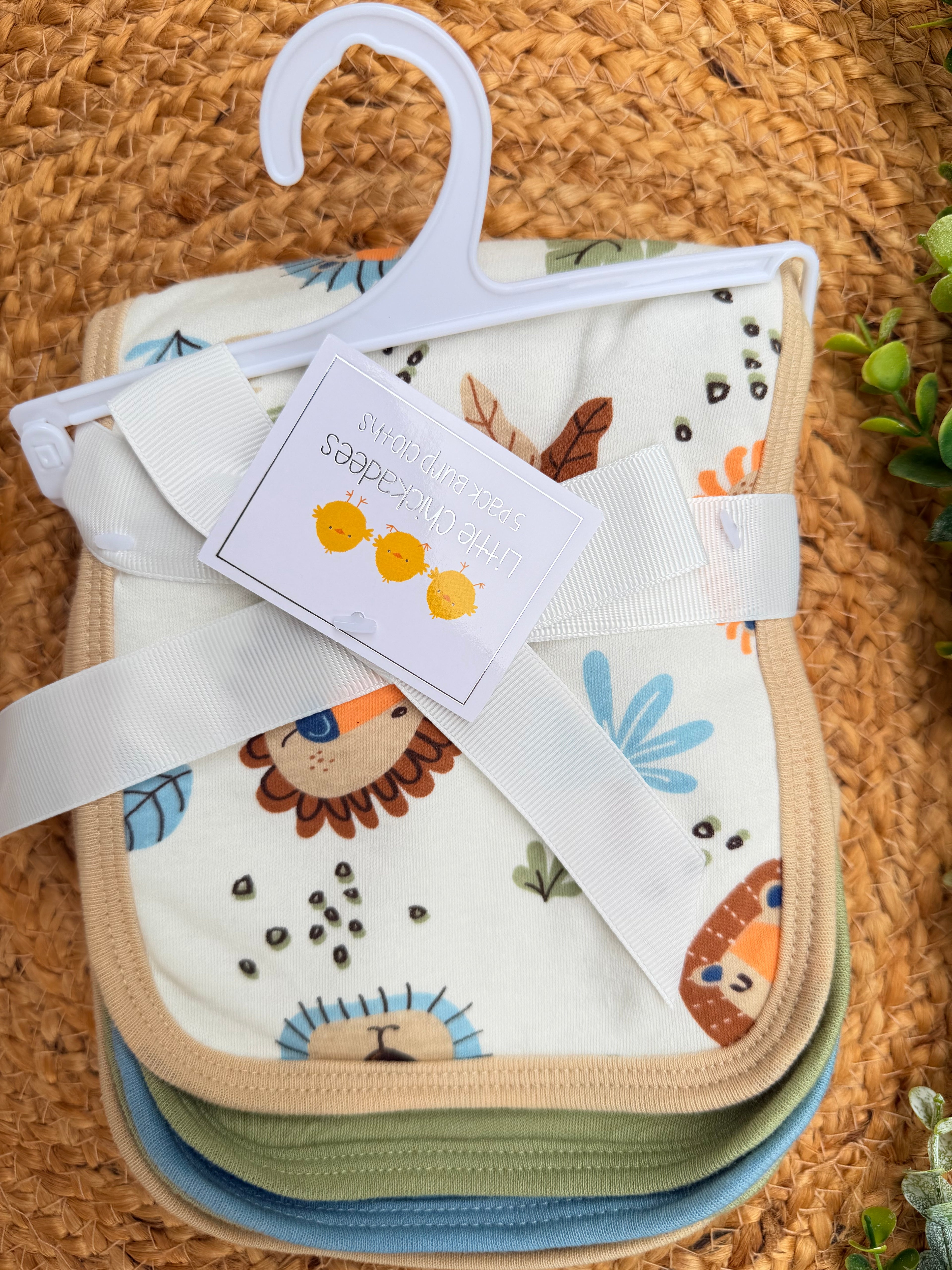 Paños Multiusos Little Chickadees – Animalitos Safari (Pack de 3)