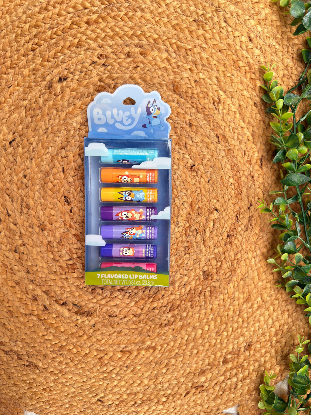 Set de Labiales Bluey – 7 sabores
