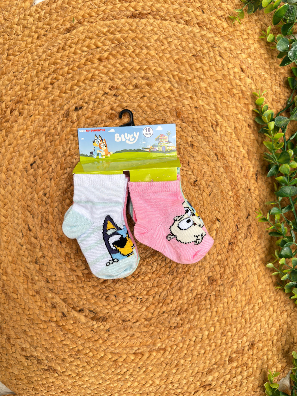 Set de 10 pares de medias Bluey