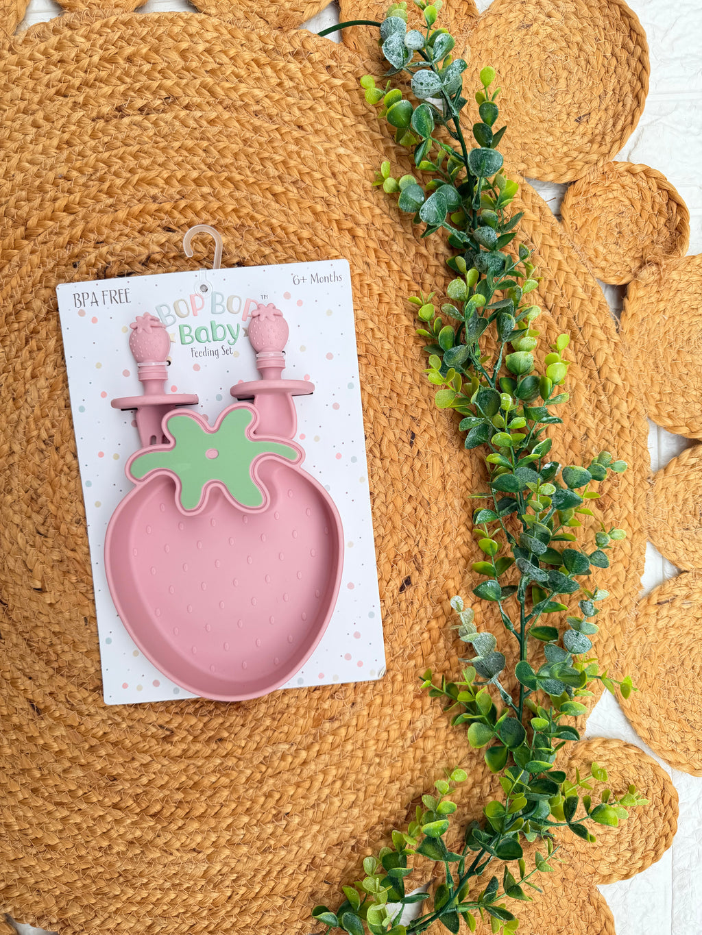 Set de Alimentación de Silicón – Fresa Rosada