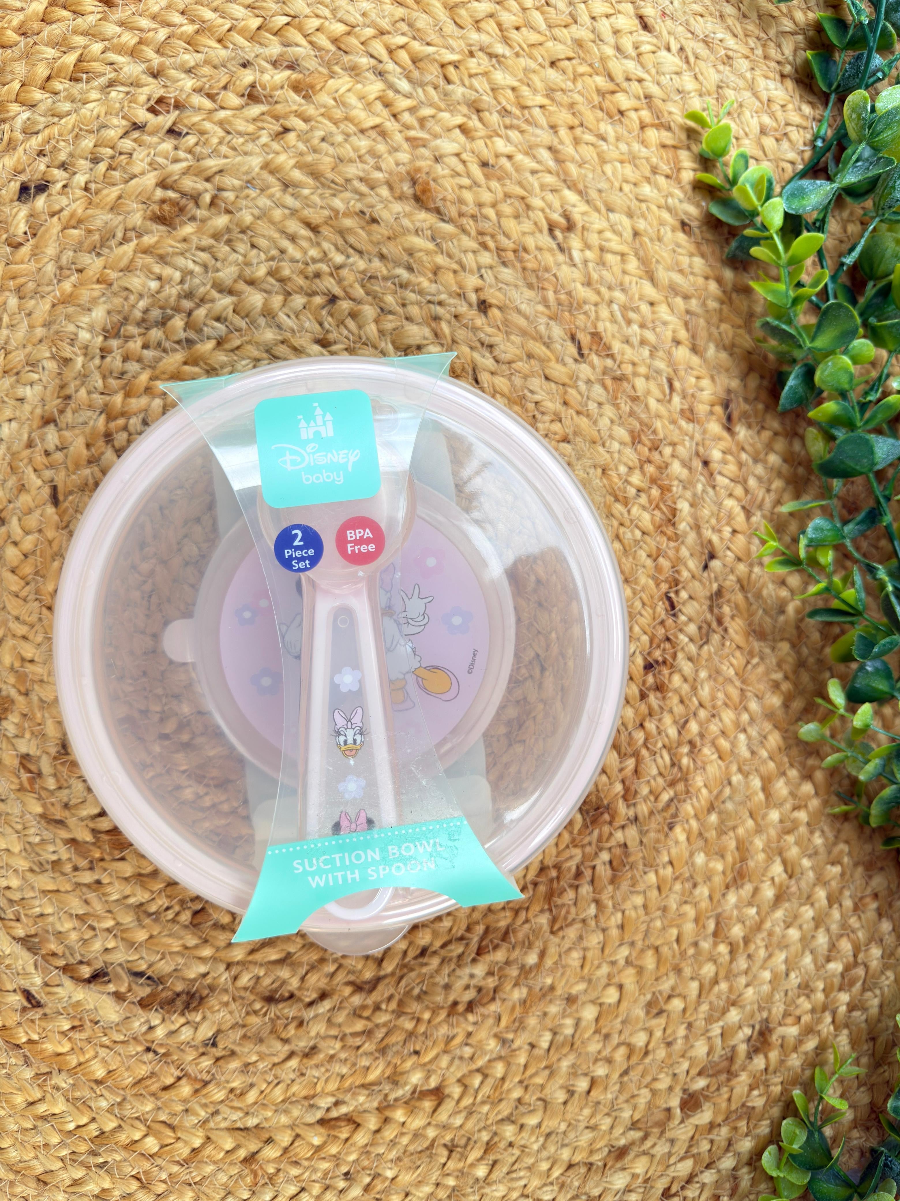 Bowl con ventosa y cuchara Minnie Mouse