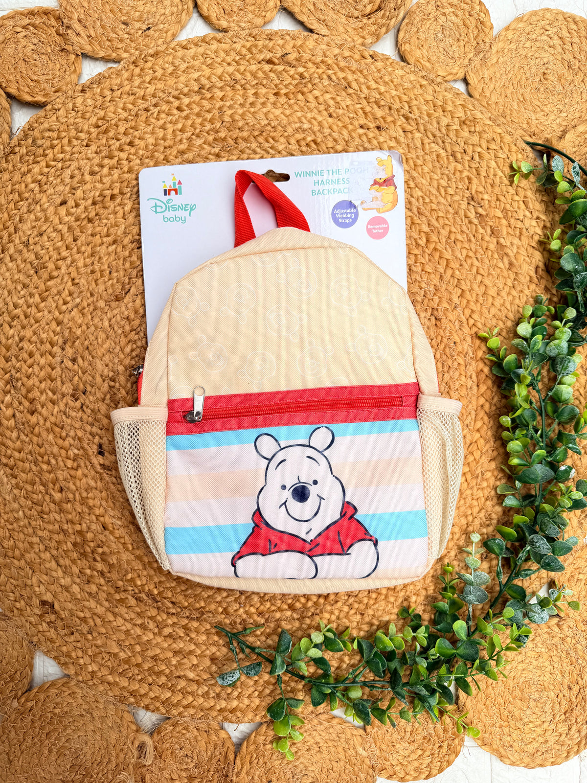 🧸🎒 Mochila infantil Winnie the Pooh con arnés