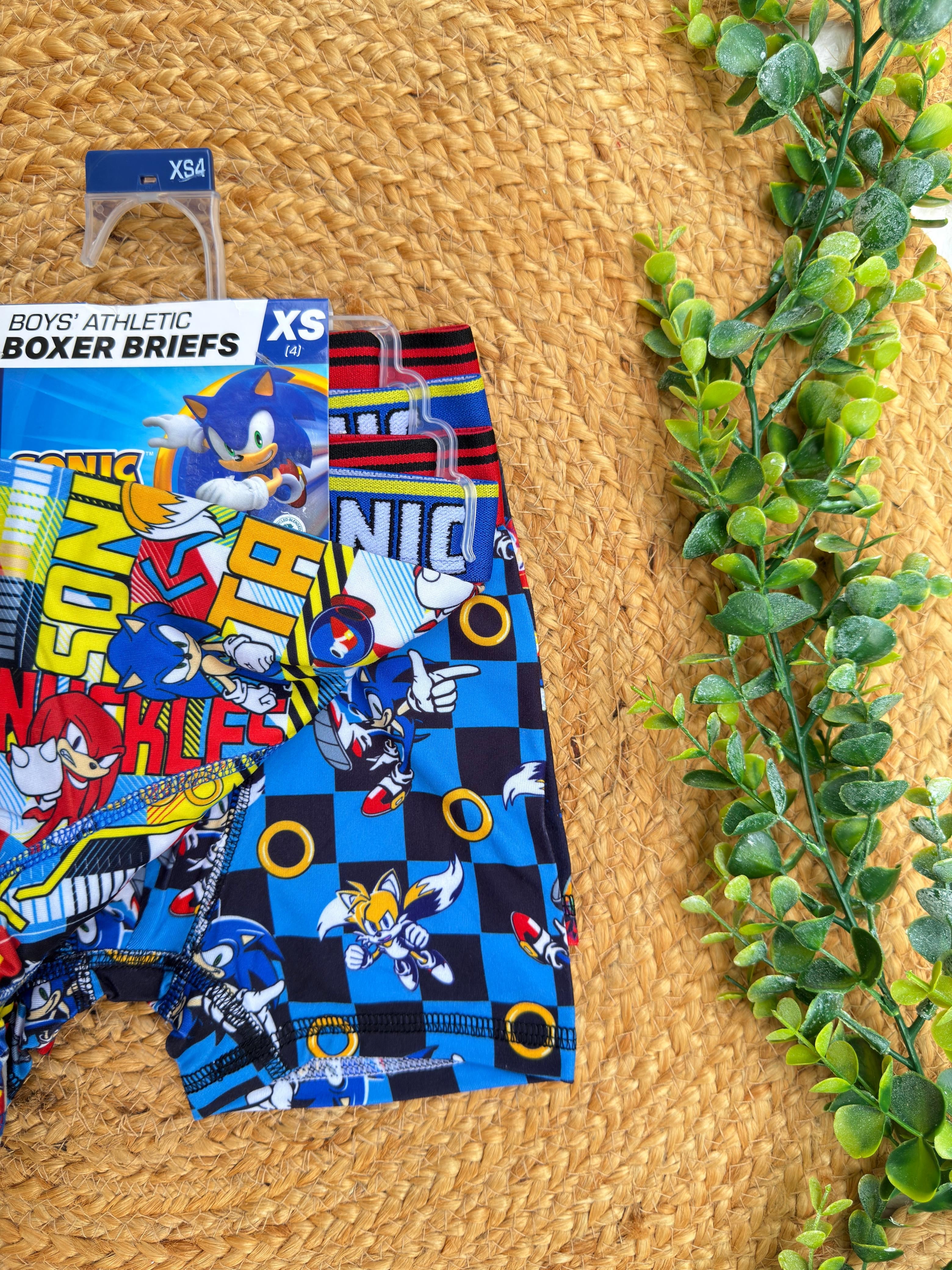 Set de 4 boxers Sonic