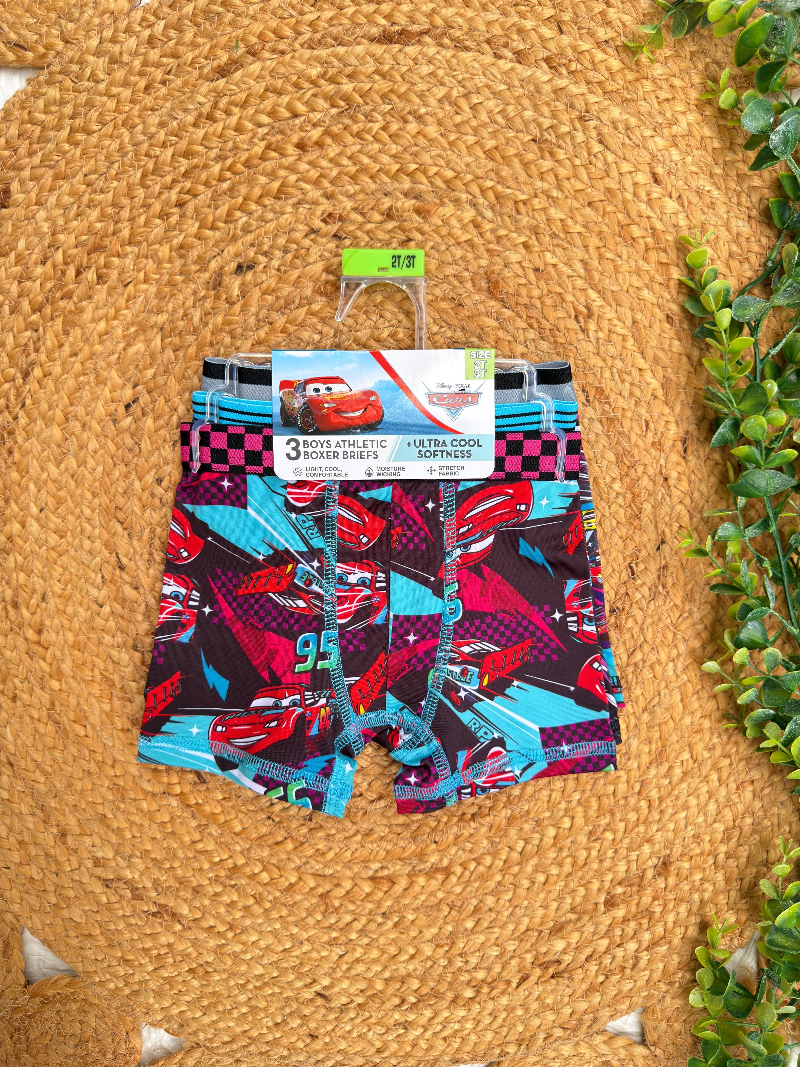 Set de 3 boxers Cars