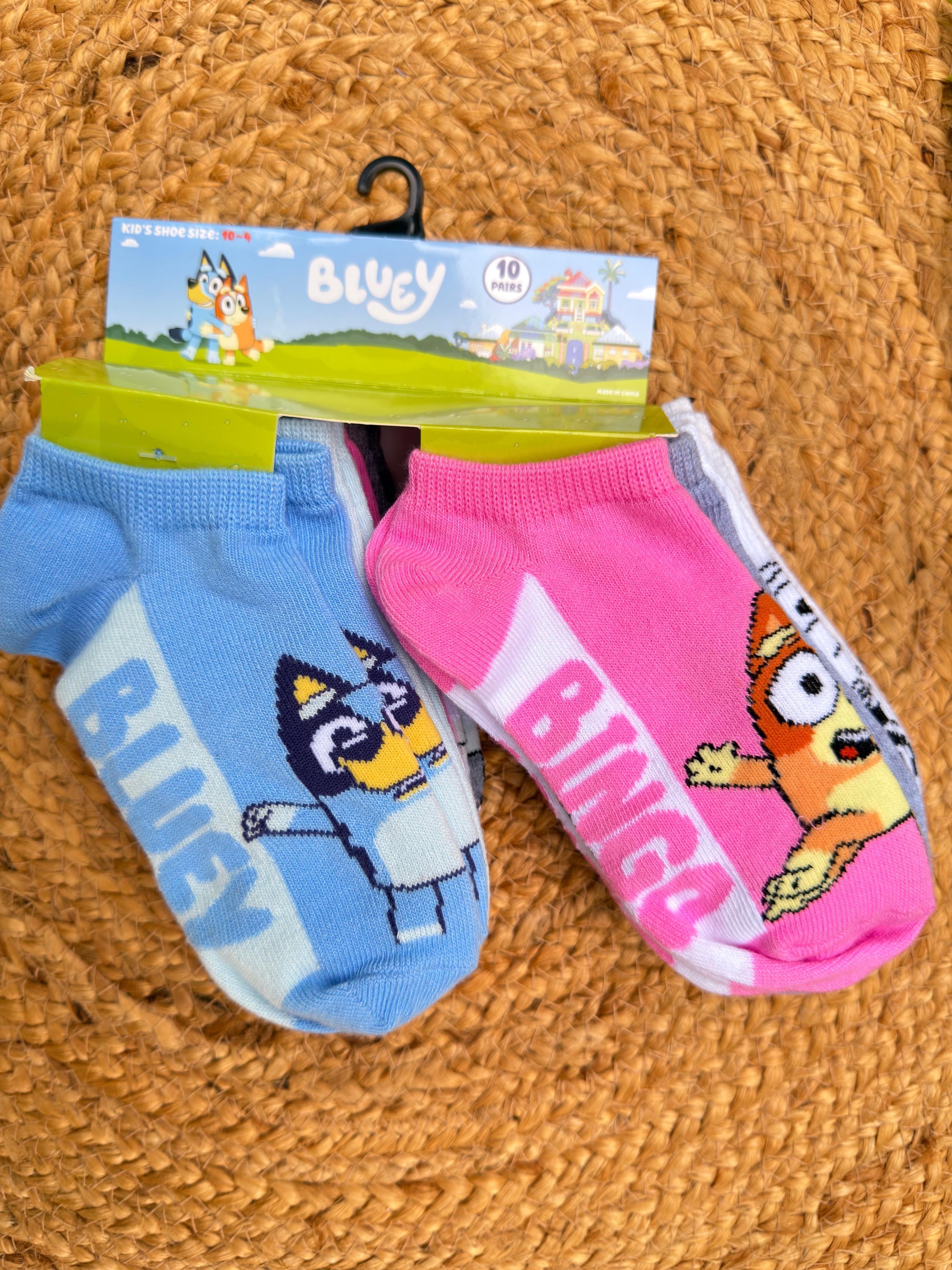 Set de 10 pares de medias Bluey