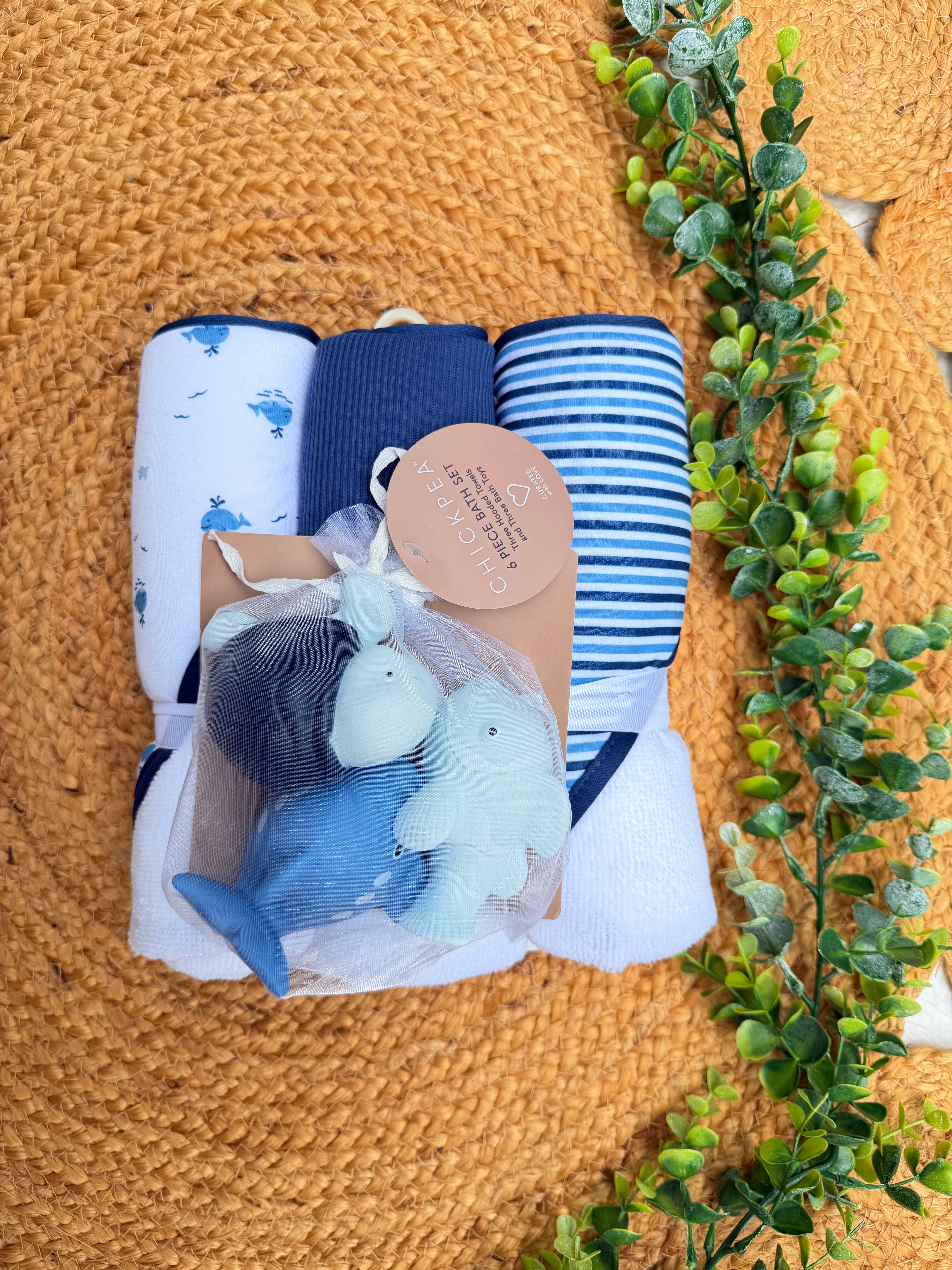 Set de baño para bebé + juguetes de baño 🐳