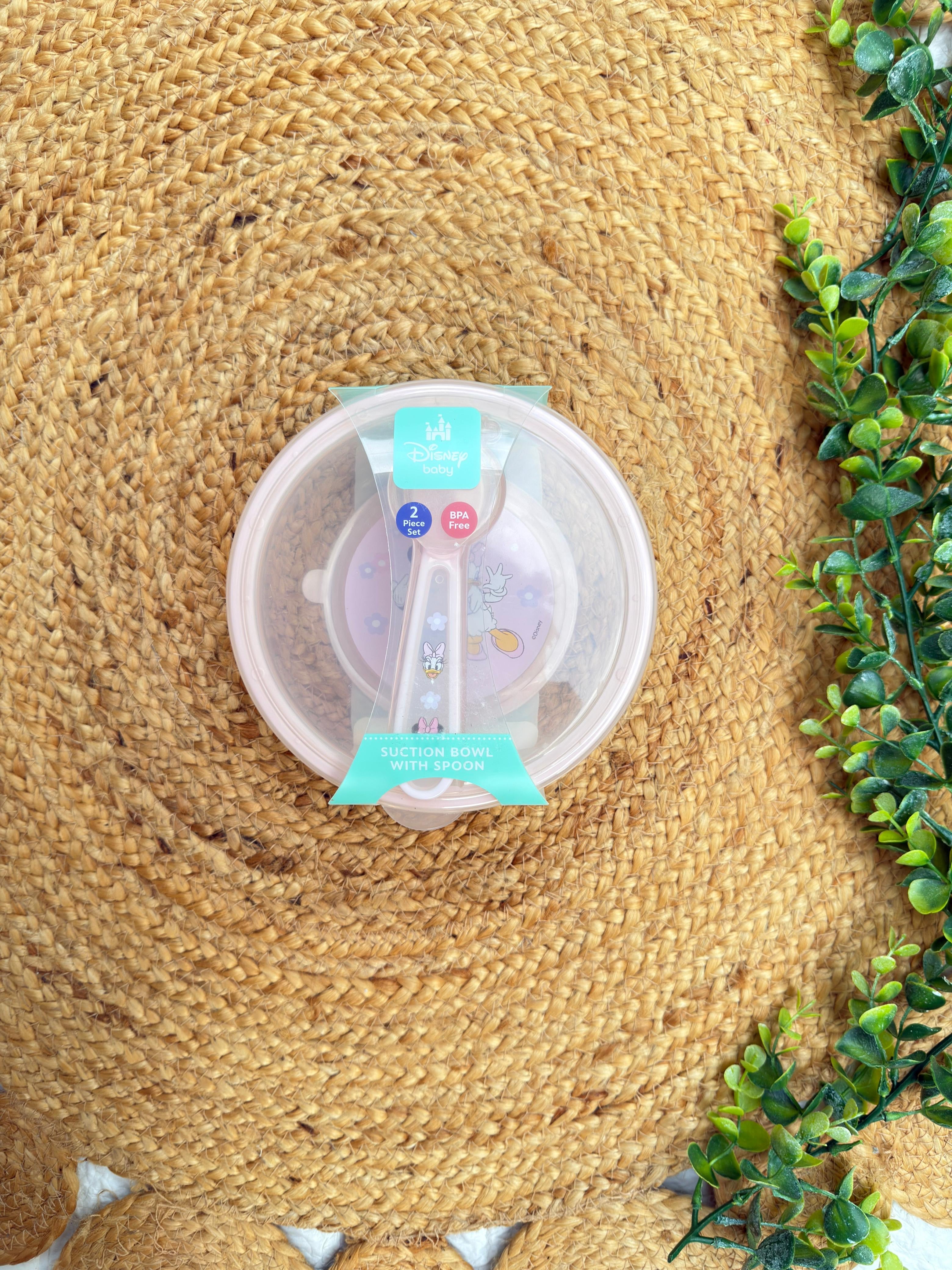 Bowl con ventosa y cuchara Minnie Mouse