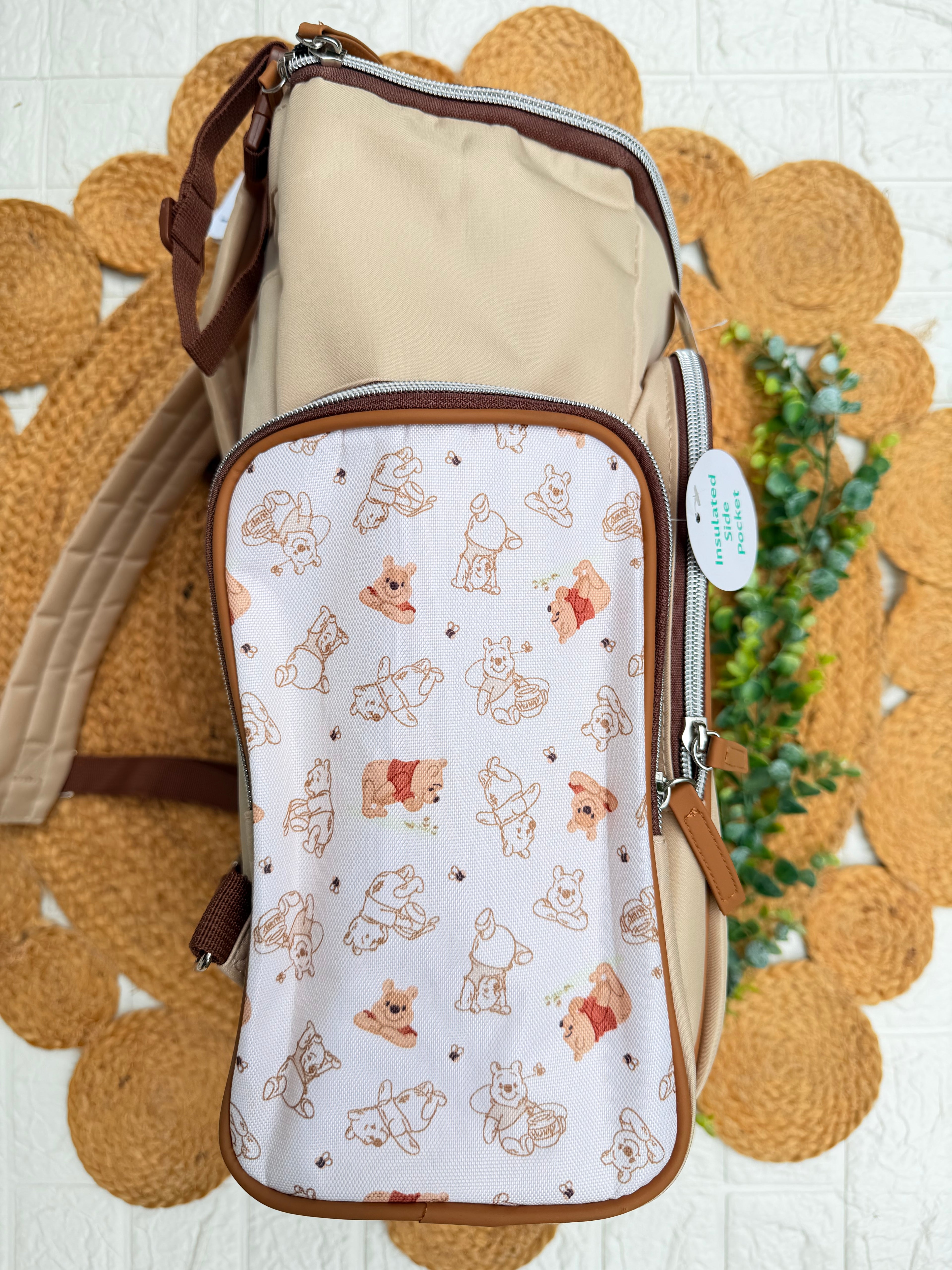 Mochila Pañalera Disney Baby Winnie the Pooh – 14 bolsillos