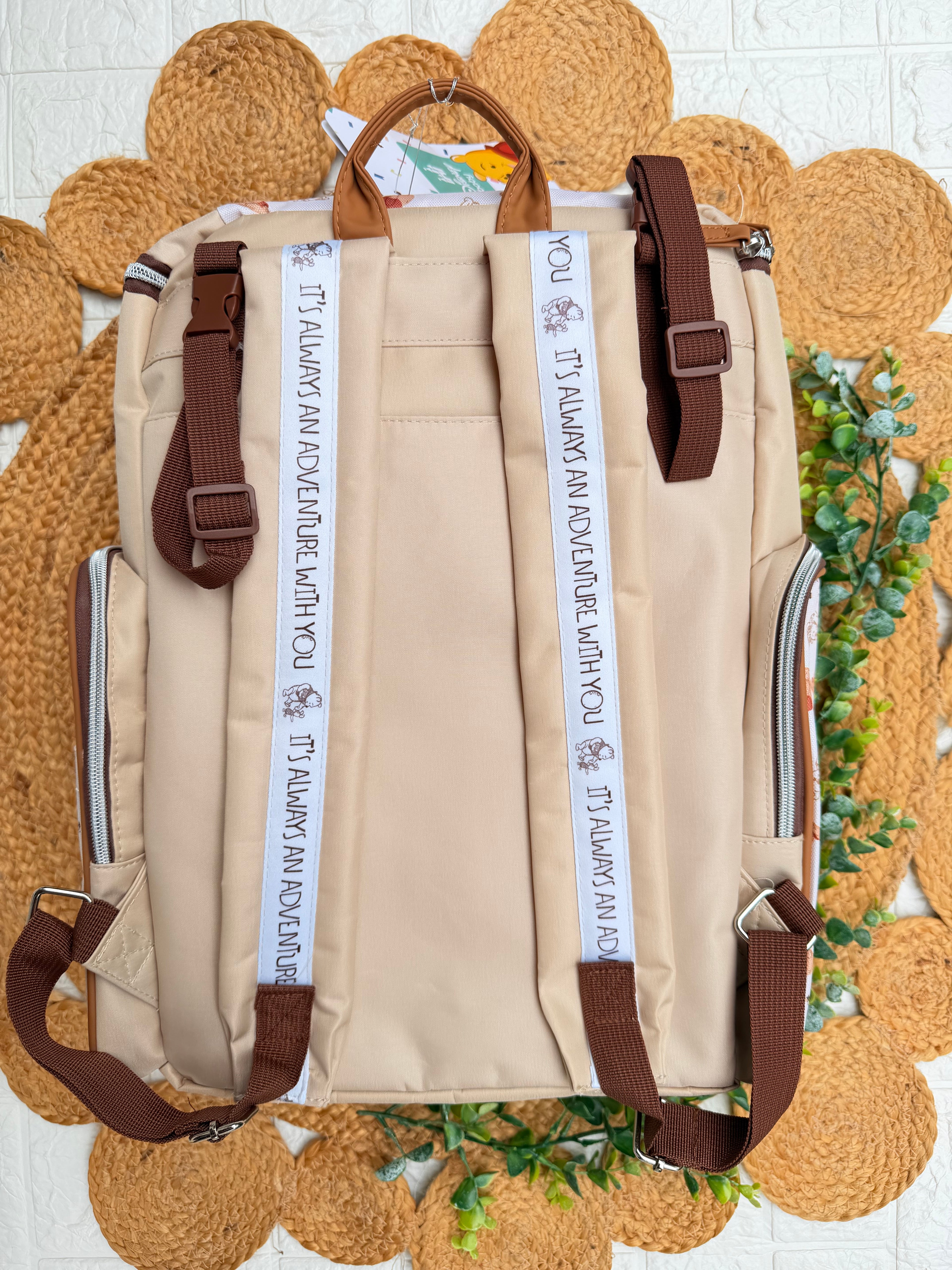 Mochila Pañalera Disney Baby Winnie the Pooh – 14 bolsillos
