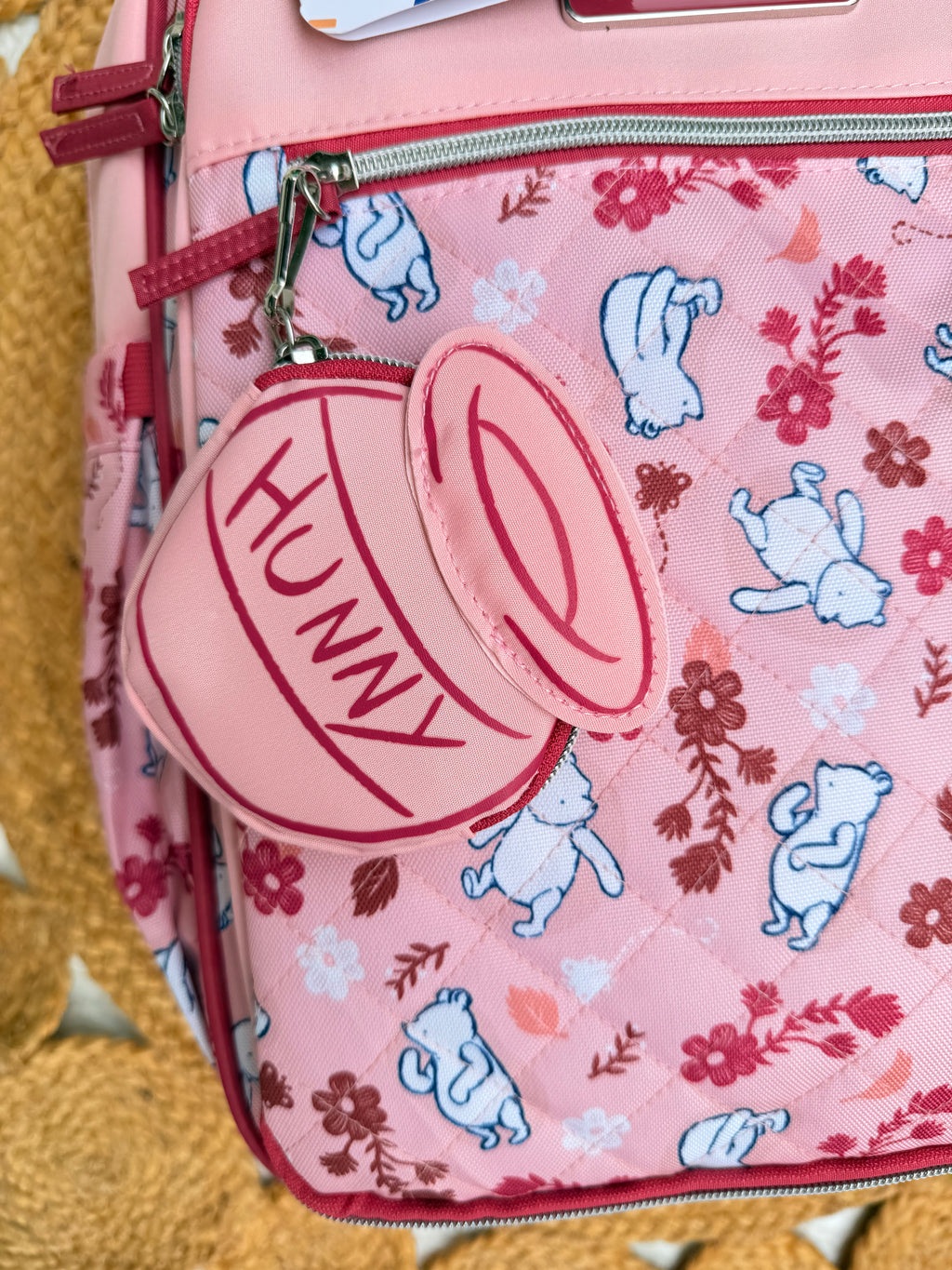 Pañalera Disney Winnie Pooh Rosada