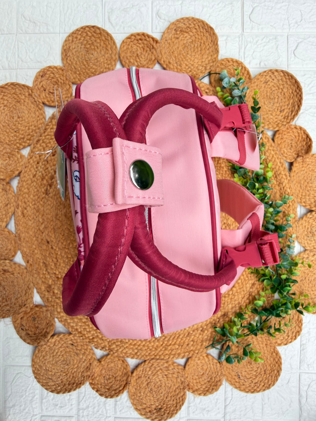Pañalera Disney Winnie Pooh Rosada
