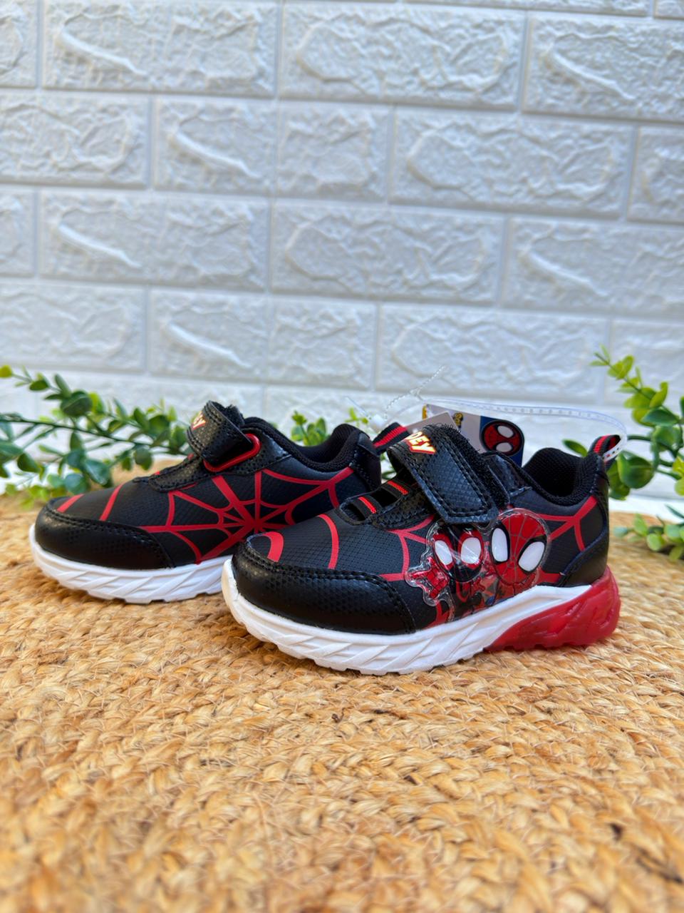 Tenis Spider Man Niño Con Luces